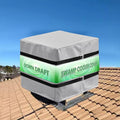 Down Draft Swamp Cooler Cover with 2 Tie Down Straps, Heavy Duty Down Draft Evaporative Cooler Cover, Waterproof Evaporative