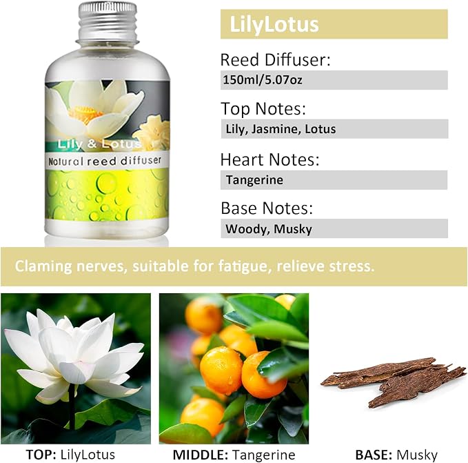 Dried Flower Reed Diffuser Set, Natural Sticks, Elegant Ceramic Bottle, Aromatherapy Oil Set, alternate product view 2