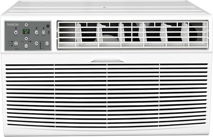 DRTHC081XNA1 8,000 BTU 115V Through the Wall Air Conditioner with 4200 BTU Supplemental Heating and Remote Control - White