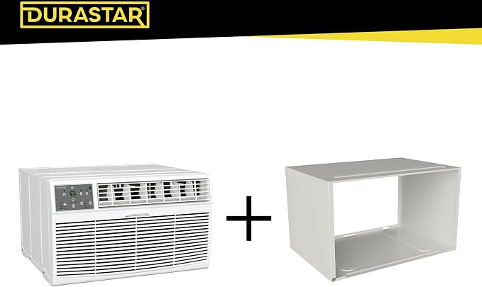 DRTHC081XNA1 8,000 BTU 115V Through the Wall Air Conditioner with 4200 BTU Supplemental Heating and Remote Control - White