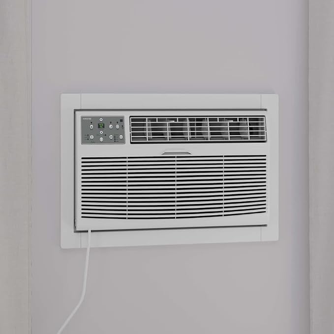 DRTHC102XNA1SLV 10,000 BTU 208 / 230V Through the Wall Air Conditioner with 10600 BTU Supplemental Heating and Sleeve