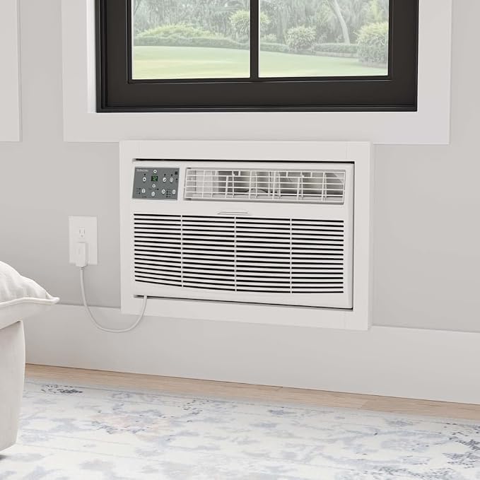 DRTHC102XNA1SLV 10,000 BTU 208 / 230V Through the Wall Air Conditioner with 10600 BTU Supplemental Heating and Sleeve
