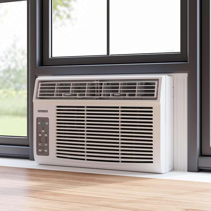 DRWHC122XNA1 12,000 BTU 230V Window Air Conditioner with 11000 BTU Supplemental Heating and Remote Control - White, alternate