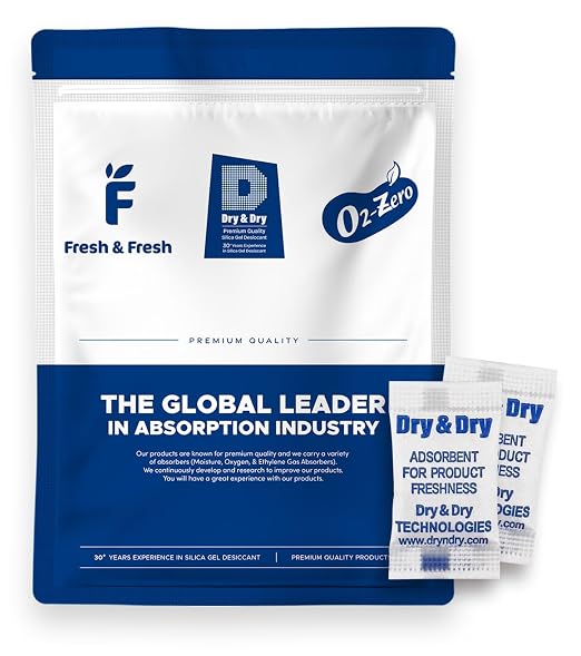 Dry & Dry 0.5 Gram[1000 Packets] Food & Pharmaceutical Safe Silica Gel Packs Desiccants - Rechargeable Tyvek®