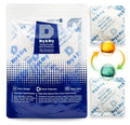 Dry & Dry Orange Indicating Silica Gel Packets Desiccants - Food Safe Silica Gel, Desiccant Packs for Food