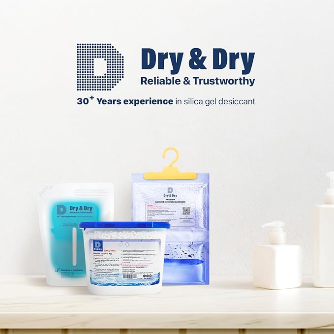 Moisture Absorbers Refill Beads (4 LBS) - Dehumidifiers for Home Dehumidifier for Basement Dehumidifiers for