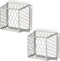 Dryer Exhaust Guard Vent Cover,Dryer Vent Bird Guard for Most 3" to 4" Fan Cover, 7"Lx7"Wx5"H Stainless Steel Ventilation