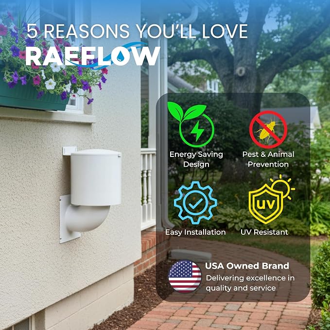 Dryer Vent Kit – 4 Inch Exterior Dryer Vent Cover with 3FT Vent Hose, 2 Hose Clamps, Tape & Screws | Energy Saving & Pest