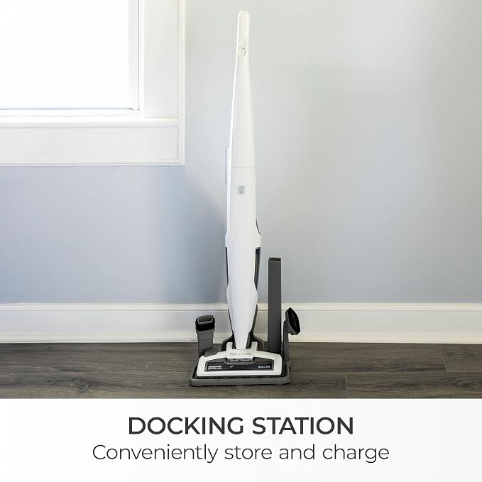 DS1030 Cordless Stick Vacuum Lightweight Cleaner 2-Speed Power Suction LED Headlight 2-in-1 Handheld for Hardwood Floor