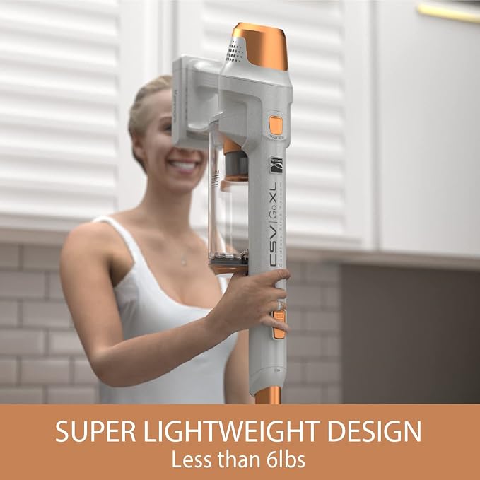 DS4030.01 CSV Upgrade Cordless Stick Vacuum with EasyReach Wand, HEPA Filter & LED Headlight, Converts to Lightweight