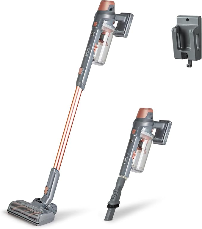 DS4090 Brushless Cordless Stick 1L Capacity Lightweight Cleaner 2-Speed Power Suction LED Headlight 2-in-1 Handheld Vacuum