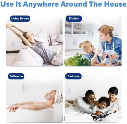 DSTx Portable Air Purifier - Plug In Air Ionizer HEPA Filter, Mini Personal Air Purifiers For, Bedroom and Pets Helps With