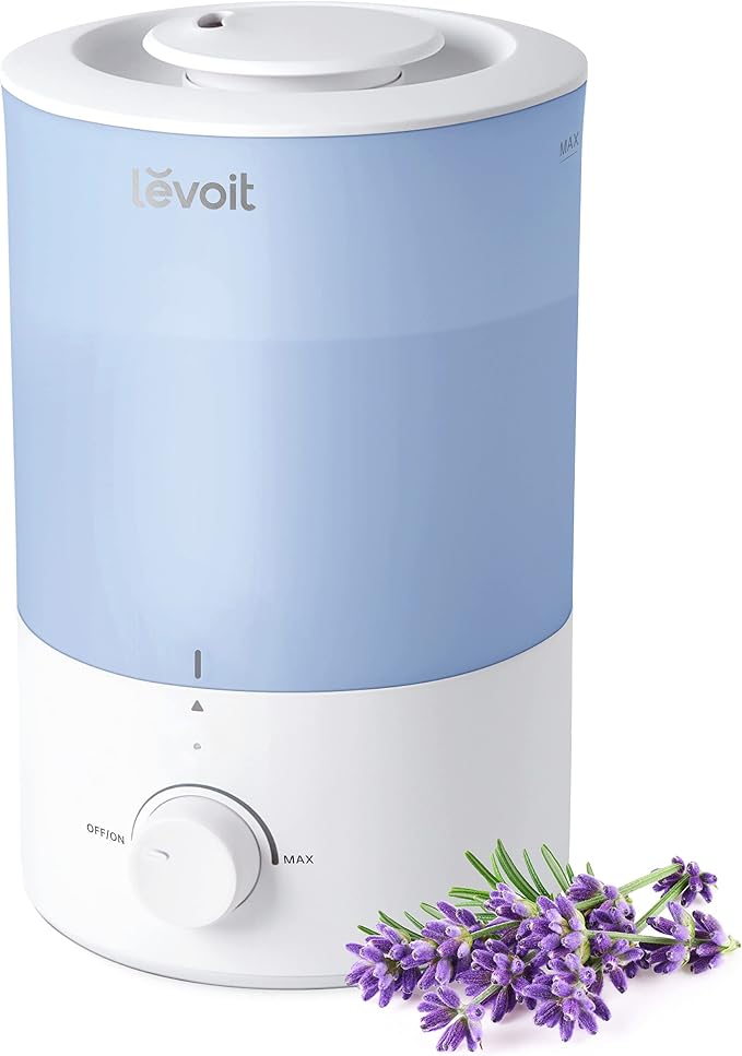 Dual 150 Humidifiers for Bedroom Large Room, 3L Cool Mist Top Fill Essential Oil Diffuser for Baby Nursery and Plants