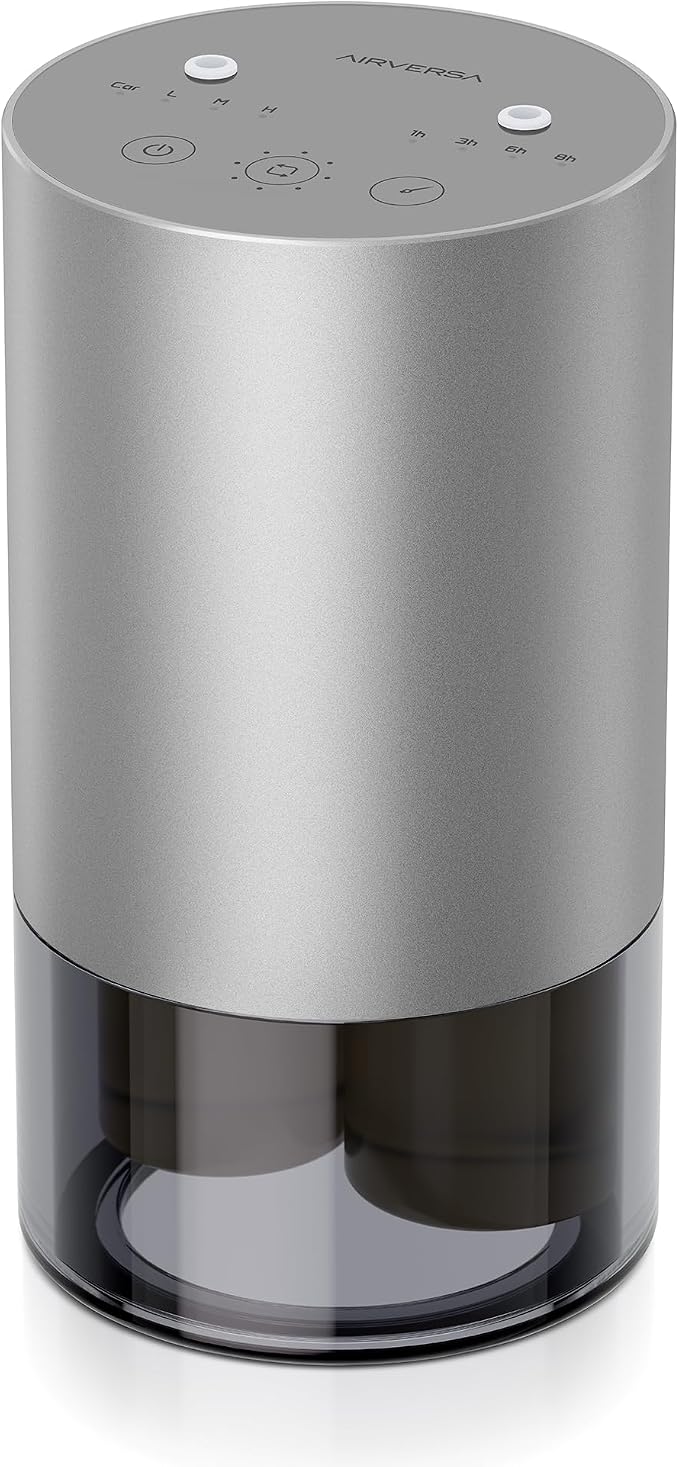Dual-Nozzle Waterless Essential Oil Diffuser for Home Rechargeable Scent Diffusers with 5 Timer Settings, product image