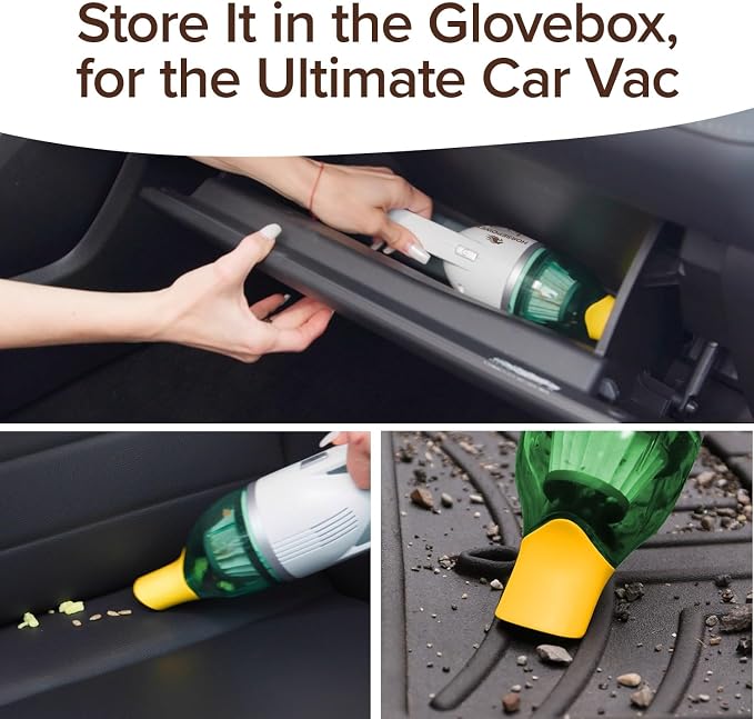 Duck Compact Cordless Vacuum, Ultra-Powerful Upgraded Battery for Extra-Long Run Time, AS SEEN ON TV, Strong Suction, Easy to