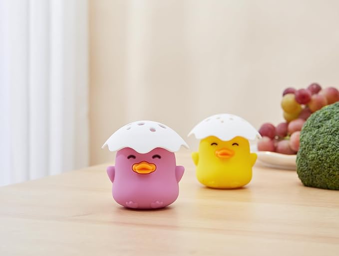 Duck Refrigerator Baking Soda Deodorizer Holder, Odor Absorber and Eliminator, Can Absorb Odor, Food Grade (Purple) 0 Count