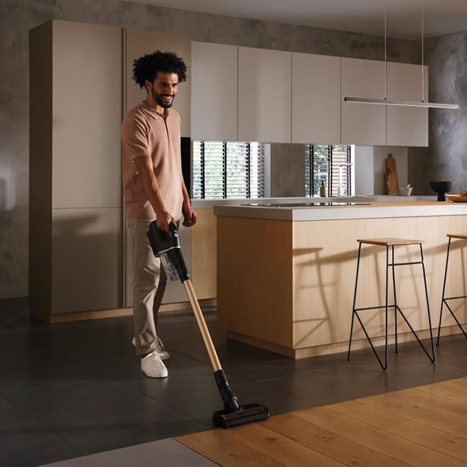 Duoflex Total comfort Vacuum Cleaner, Cordless and Bagless Multi-Use, Multi-Floor Flexible Stick Vacuum with 4 Attachable