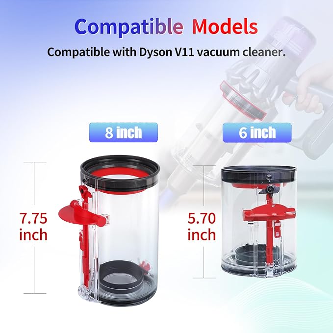 Dust Bin Fixed Sealing Ring Replacement Parts Compatible with V11 Cordless Vacuum Cleaner,Dust Bucket Accessories