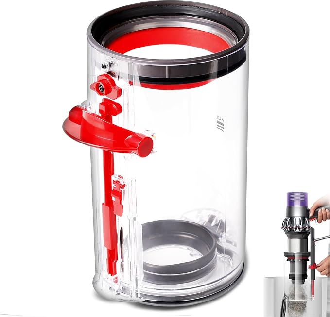 Dust Bin Replacement Compatible with Cyclone V10 Absolute,V10 Animal, V10 Animal Pro,V10 Total Clean +,SV12 Cordless Vacuum