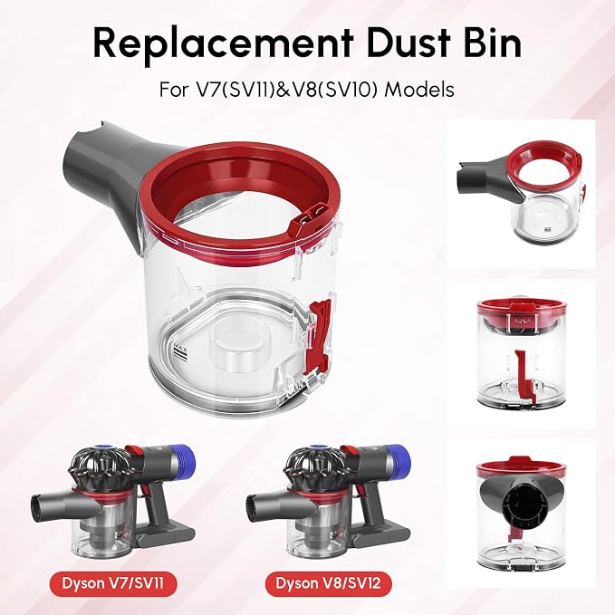 Dust Bin Replacement Parts for,For V7 V8 SV10 SV11 Detect, alternate product view 2