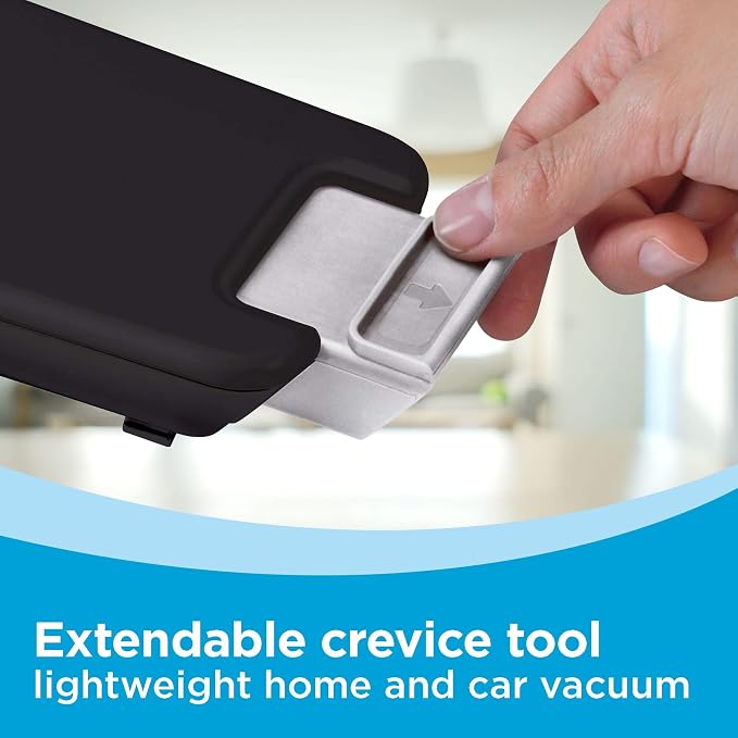 dust buster PIVOT VAC Handheld Vacuum Cordless, Car Vacuum Portable Rechargeable, Extendible Crevice Tool and 200 Degree