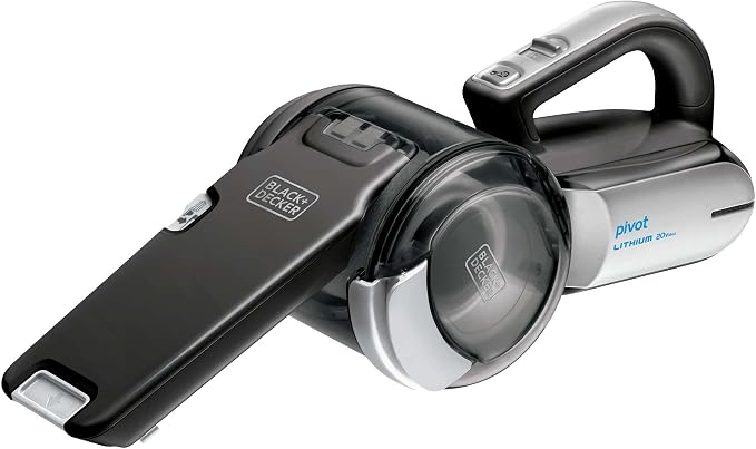 dust buster PIVOT VAC Handheld Vacuum Cordless, Car Vacuum Portable Rechargeable, Extendible Crevice Tool and 200 Degree