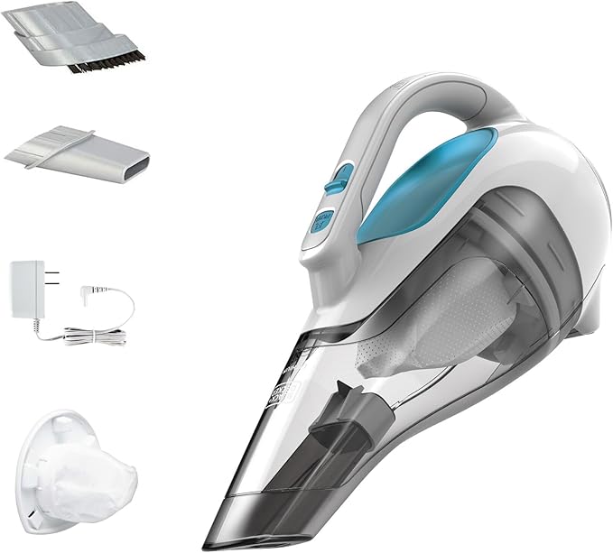 dustbuster Cordless Handheld Vacuum, Portable Vacuum for Car and Home Rechargeable, Powerful Suction, Wide Mouth