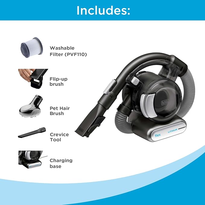 dustbuster FLEX Cordless Handheld Vacuum, Home, Pet and Car Vacuum (BDH2020FL), alternate product view 2