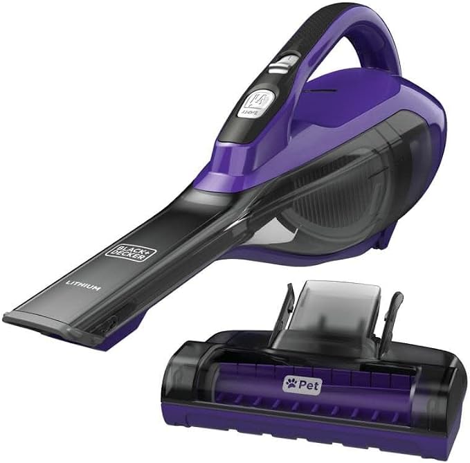 dustbuster furbuster AdvancedClean Cordless Pet Handheld Vacuum, Home and Car Vacuum (HLVA325JP07), product image