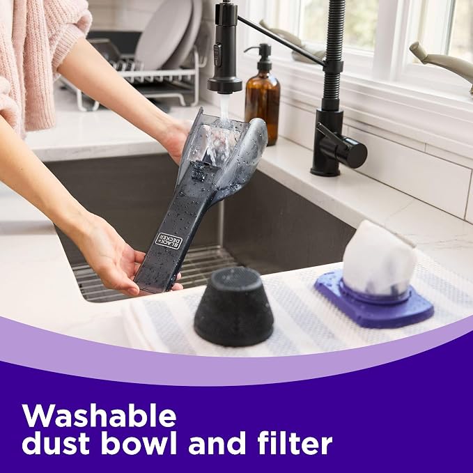 dustbuster Reveal Pet Hair Vacuum, Hand Held Vacuum Cordless Portable for Home and Car, Rechargeable, LED Light, Powerful