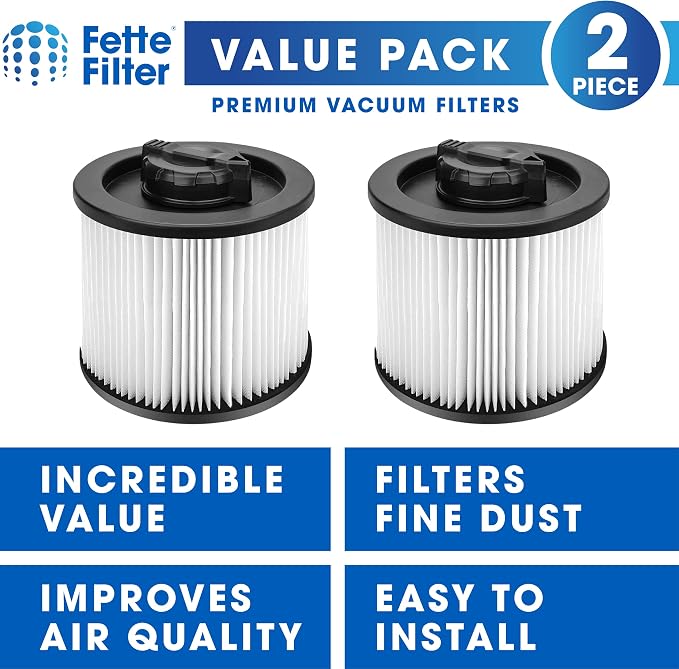 DXVC4001 HEPA Filter Compatible with DXV04T DXV05P DXV05S DXV08S DXV06G Wet Dry Shop Vacuums., alternate product view