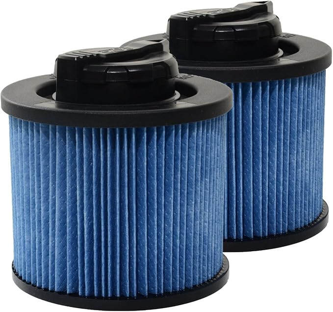 DXVC4002 Cartridge Filter Compatible with DXV04T DXV05P DXV05S DXV08S DXV06G 4 Gallon Wet & Dry Shop Vacuum,2-Pack