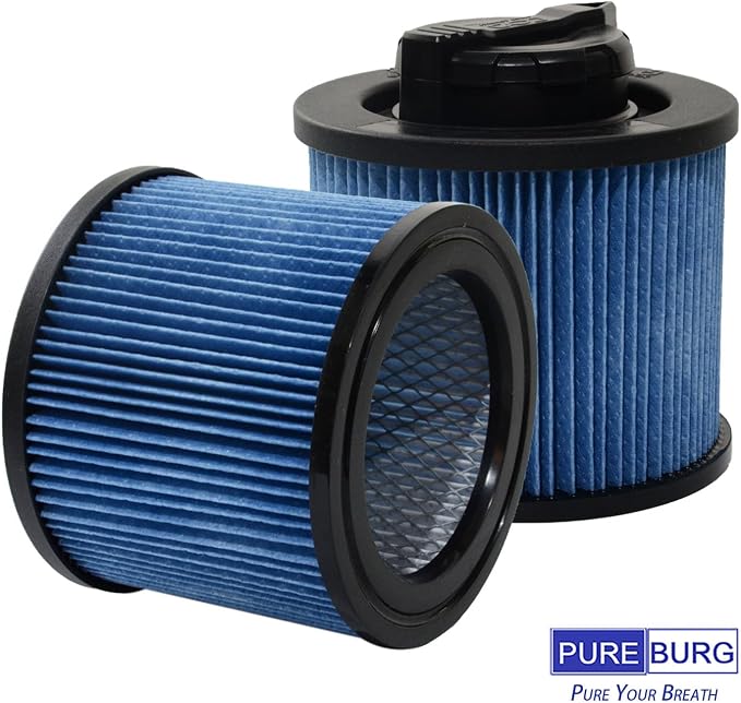 DXVC4002 Cartridge Filter Compatible with DXV04T DXV05P DXV05S DXV08S DXV06G 4 Gallon Wet & Dry Shop Vacuum,2-Pack