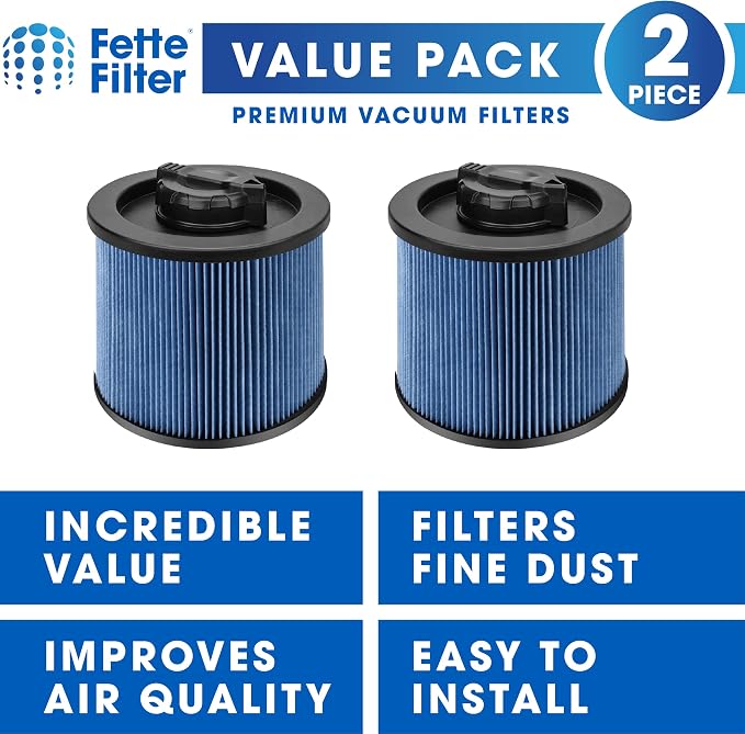 DXVC4002 High Efficiency Cartridge Filter Replacement Compatible with Compatible with DXV04T, DXV05P, DXV05S, DXV08S