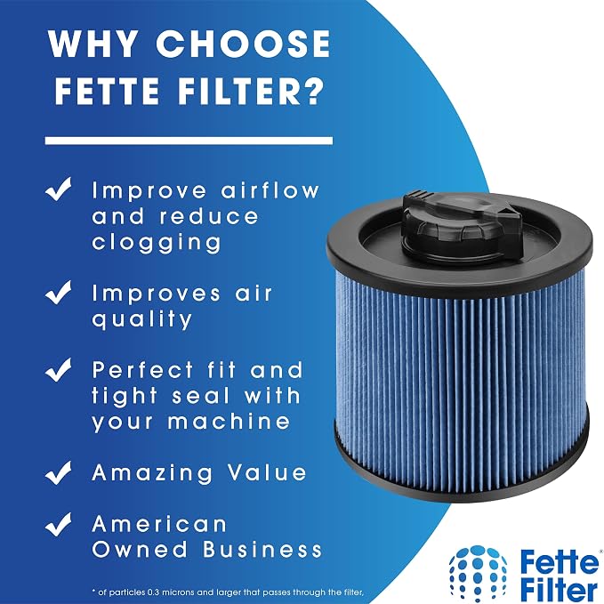 DXVC4002 High Efficiency Cartridge Filter Replacement Compatible with Compatible with DXV04T, DXV05P, DXV05S, DXV08S