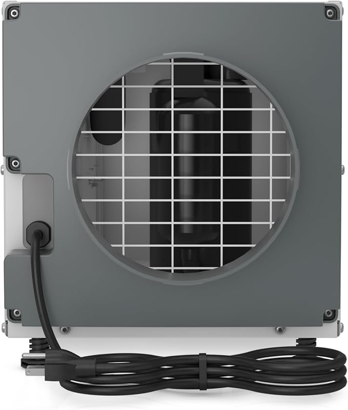 E070 Crawl Space Dehumidifier for Basement & Crawlspace – 70-Pint High-Capacity Commercial Dehumidifier for Homes Up to