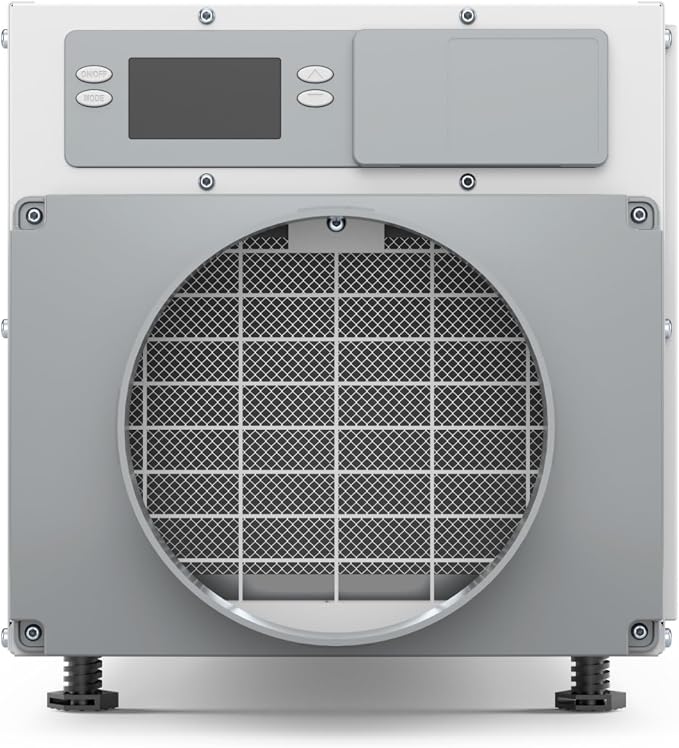 E070 Pro 70-Pint Crawl Space Dehumidifier + Model 76 Wall Mount Control, Whole-House Dehumidifier for Basement, Crawlspace