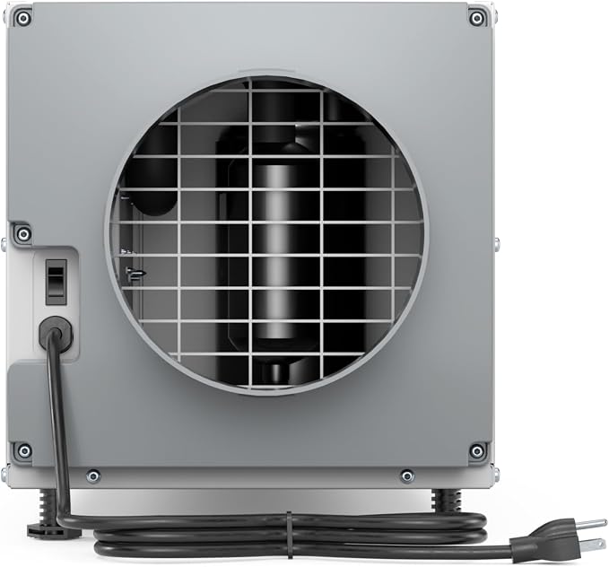 E070 Pro 70-Pint Crawl Space Dehumidifier + Model 76 Wall Mount Control, Whole-House Dehumidifier for Basement, Crawlspace