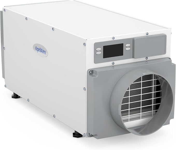 E070 Pro 70-Pint Crawl Space Dehumidifier + Model 76 Wall Mount Control, Whole-House Dehumidifier for Basement, Crawlspace