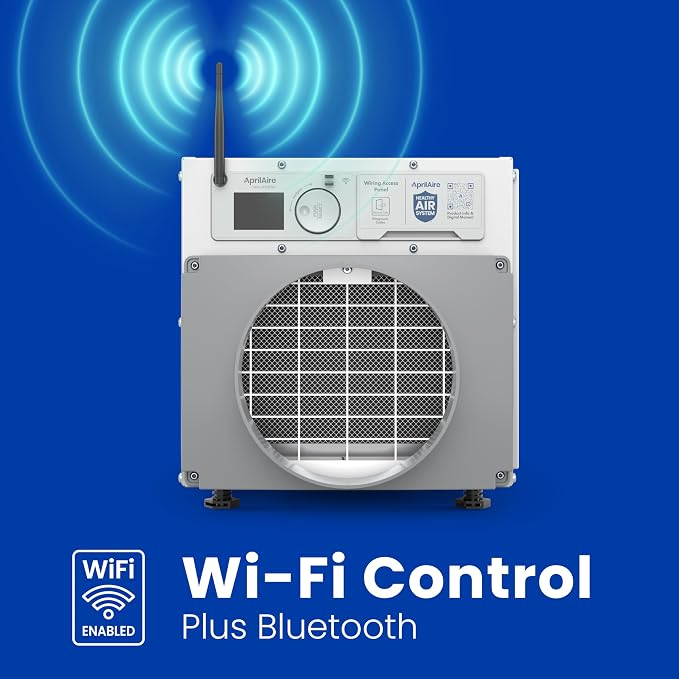 E070W Smart Wi-Fi Crawl Space Dehumidifier, 70-Pint Commercial Whole-House Dehumidifier for Basement, alternate product view