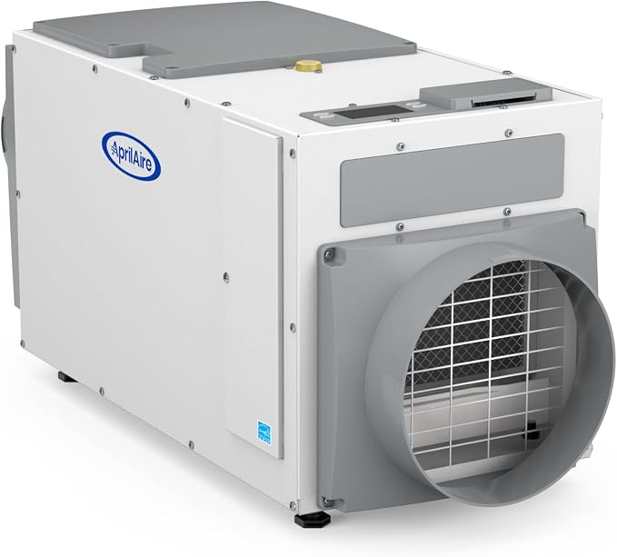 E100 Pro 100-Pint Whole-House Dehumidifier, Energy Star Certified, Commercial-Grade Whole-Home Dehumidifier for Basement