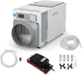 E100 Whole House Dehumidifier for Basement & Crawl Space – 100-Pint High-Capacity Commercial Dehumidifier for Homes Up to