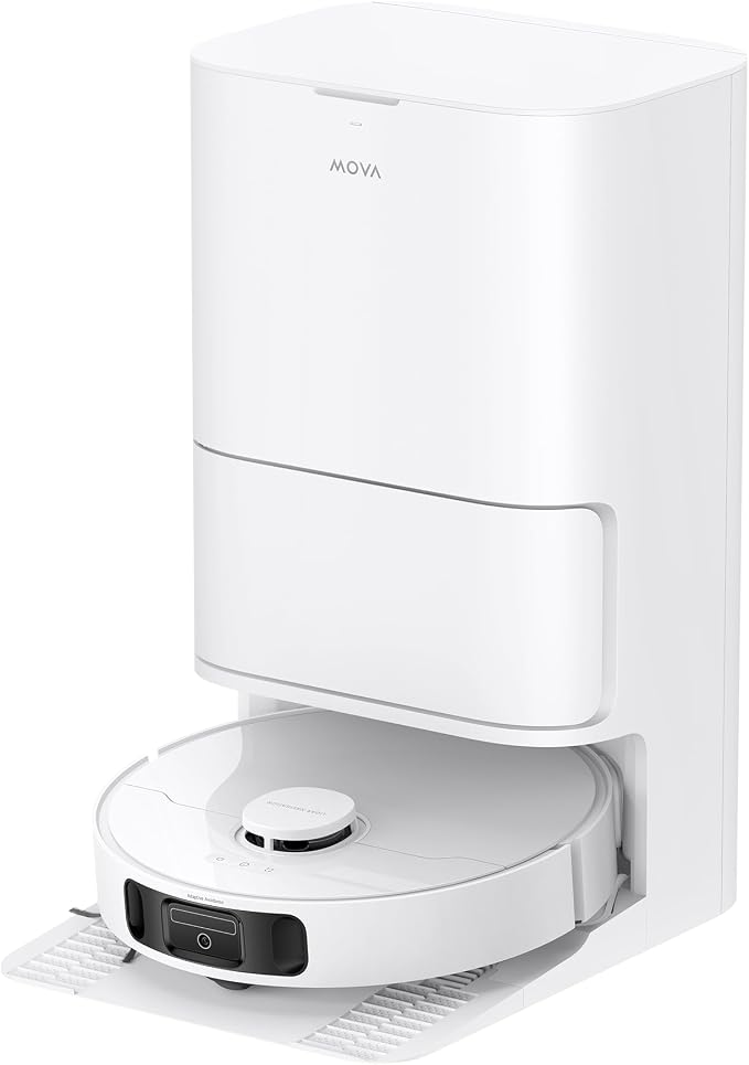 E40 Ultra Robot Vacuum and Mop, 19,000Pa Suction, Extenable & Liftable Mop, All-in-One Station, Auto-Empty, Auto Washing &