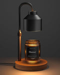Electric Candle Warmer Lamp Black, Candle Lamp Warmer with Timer, Wax Warmer Lamp for Jar Candles, Adjustable Height Candle
