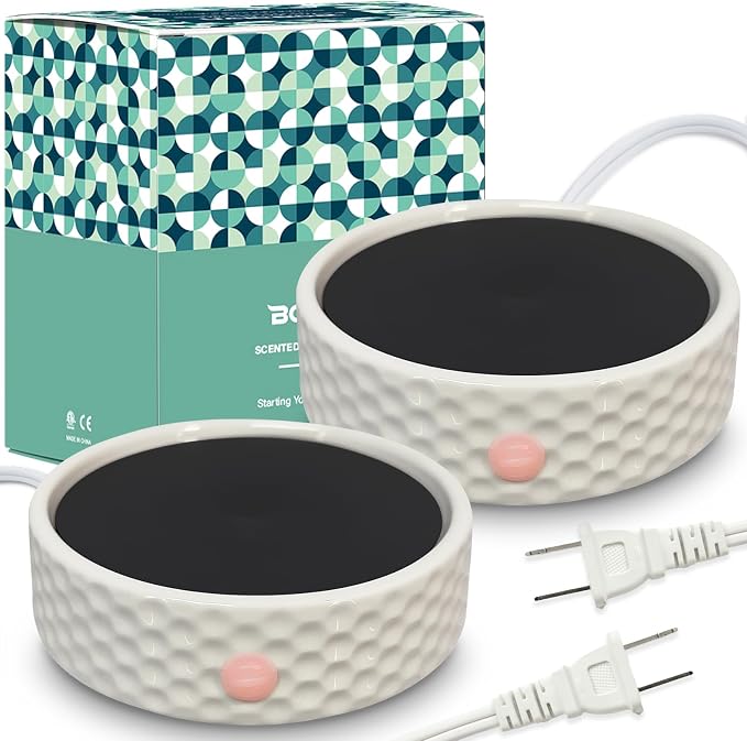 Electric Large Ceramic Candle Warmer Plate - Wax Warmer for Jar Candles, Coffee Mug, Cup, product image
