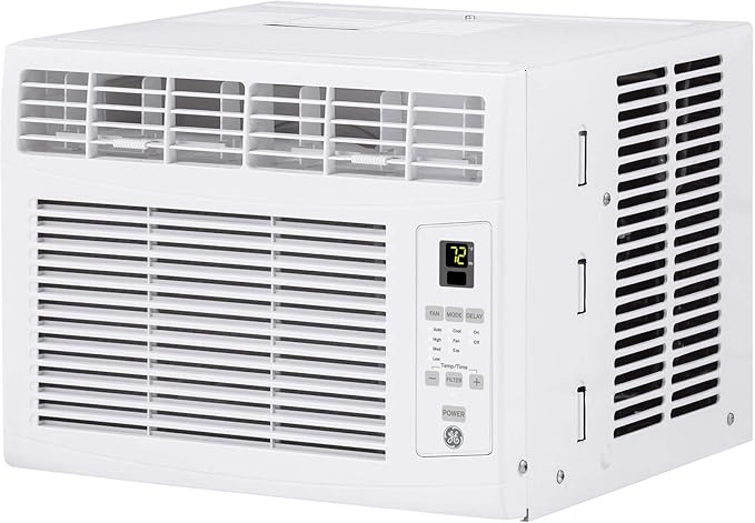 Electronic Window Air Conditioner 6000 BTU, Efficient Cooling for Smaller Areas Like Bedrooms and Guest Rooms, 6K BTU Window