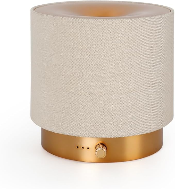 Elegant Fabric Aroma Diffuser - Quiet Essential Oil Diffuser with Soft Night Light, Perfect for Home, Office, and Yoga Space