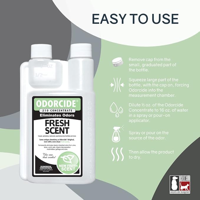 Eliminator Concentrate: Odor Eliminator for Strong Odor on Carpets, Hardwood & More - Smoke, alternate product view 2