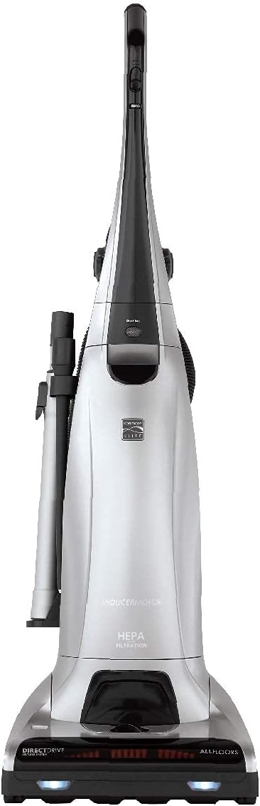 Elite 31150 Pet Friendly Bagged Upright Beltless Vacuum w/Pet Handi-Mate, Triple HEPA, 3D Inducer Motor, Telescoping Wand