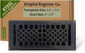 Vent Cover - 4x10 inch, Antique Style Design, Oil Rubbed Bronze Finish, Heavy Duty Floor Vent Covers